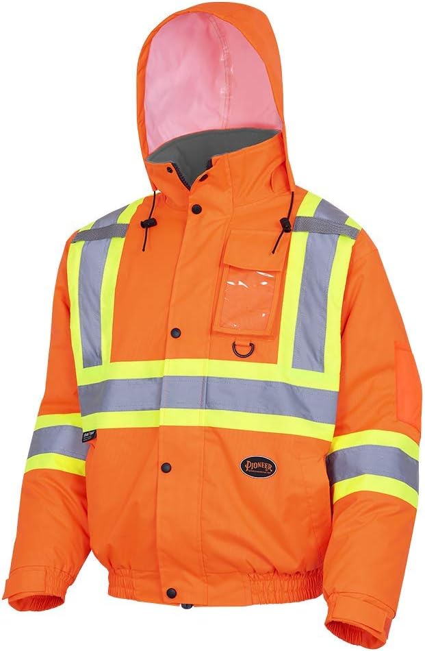 Pioneer V1150250S Winter Quilted Safety Bomber JacketWaterproof