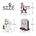 Unomor Halloween Yard Decorations Outdoor Skeleton Ghost and Pumpkin Yard Stake Signs Set, 7 Pack