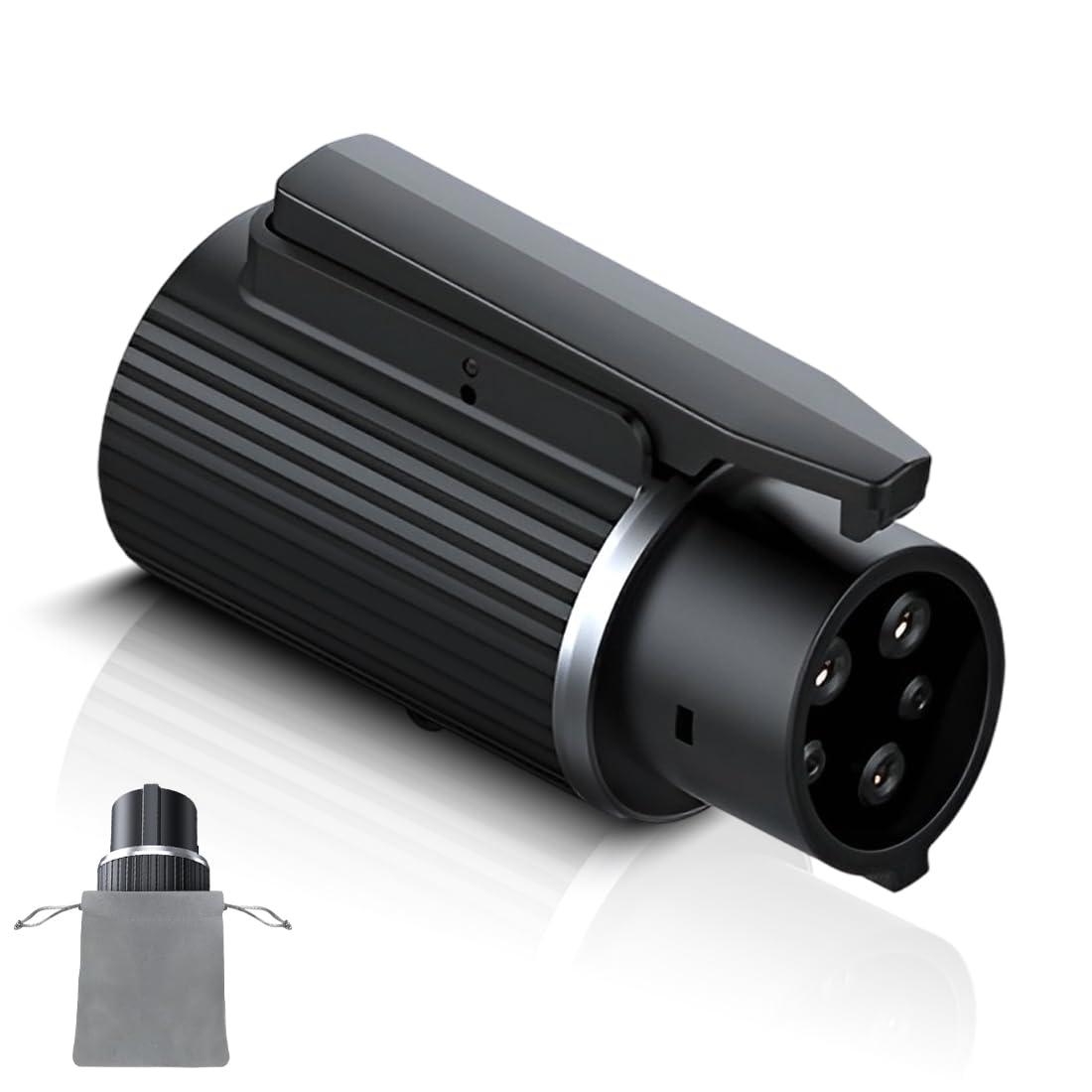 Photo 1 of HiNADA Tesla to J1772 EV Charging Adapter, NACS to J1772 Converter, 80A/240V, IP55 Waterproof, Compatible with Tesla Wall Connectors, Destination Chargers, Mobile Chargers