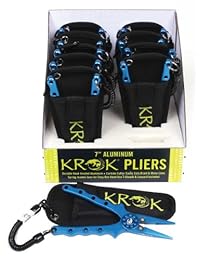 Krok aprp7 aluminio alicates 7.5 "Mandíbula recta con cortador lateral, cordón y vaina