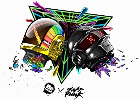 DJ Daft Punk Electronic Music Poster 13x19