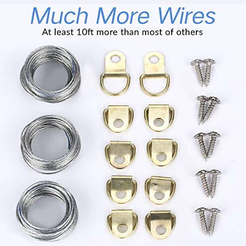 3 Picture+Hangers+Hardware+Sawtooth+Mounting