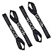 Murpow Loop Straps Tie Down Straps Heavy-Duty Ratchet tie Down Straps Motorcycle Soft Loops Strap 1.7” x 17” 10,000lbs Breaking Strength 4 pk (Black)