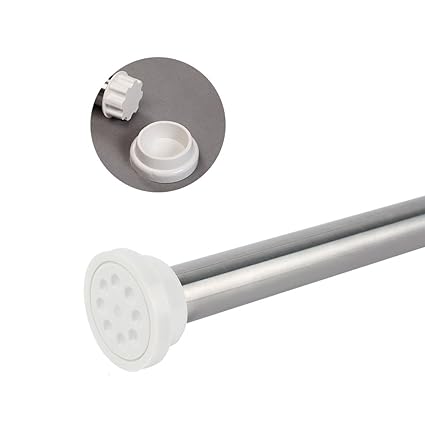 Kinlo 90 160cm New Telescopic Extendable Shower Curtain Rod Rail