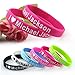 GoodBZ 6pcs I Love Michael Jackson Silicone Wristbands Bracelets,1D Wristbands