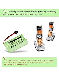 imah ryme B9 bt 1007 bt 1015 Batería de Teléfono inalámbrico recargable