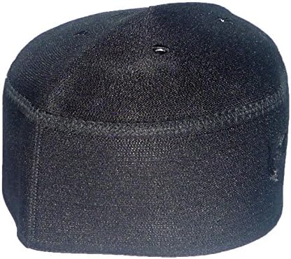 Alwee Men's Muslim Skull Cap (Black, Medium)