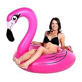 Giraffe - Flamingo Pool Float - Over 4.5ft Inner Tube (Toy)