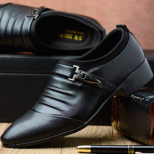 Leather Shoes, Caopixx Men's Dress Shoes for Men Oxford Classic Business Formal Shoes