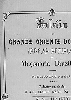 Livro Maçonaria Boletim Oficial: setembro de 1882