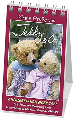 Kleine Grusse Von Teddy Co 2021 Amazon De Hein Wolfgang Bucher teddybär kalender 2021