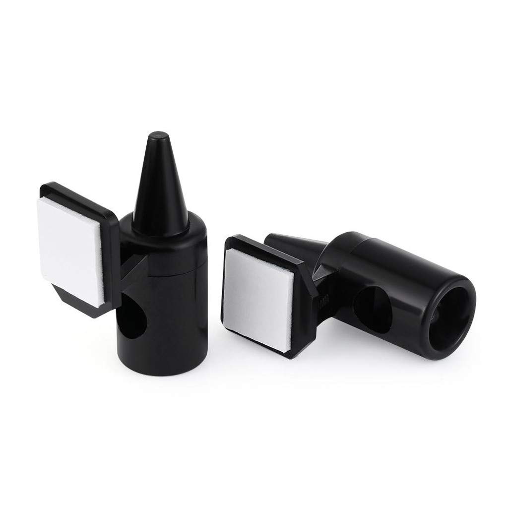 yeyeo Multicolor Deer Whistle Deer Alert Whistle for Vehicles,Detachable, Non-Electric,Avoid Deer collisions Animal Warning Whistle Safety Alarm (4pc Black+Silver)