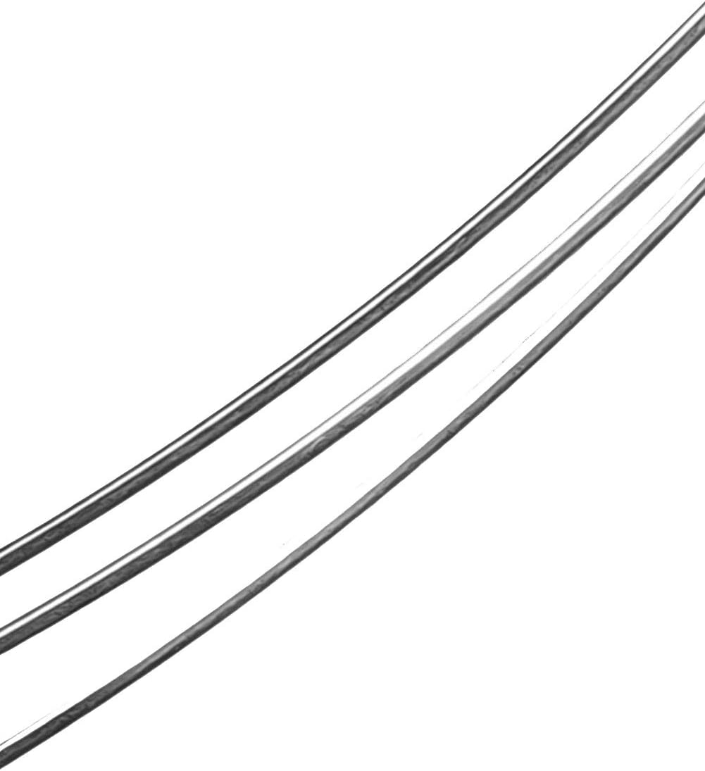 18 Gauge Sterling Silver Round Bead Wire - Soft Temper, 18 Inch Length