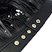 Women's Leather Fringe Dress Belt Gypsy Style Tassel Belt Black