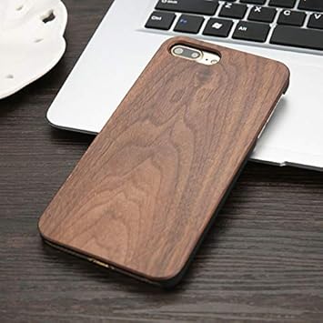 EWUEJNK Caja del Teléfono,Caja De Madera Natural De Nogal para Iphone11 XR XS 11X Pro