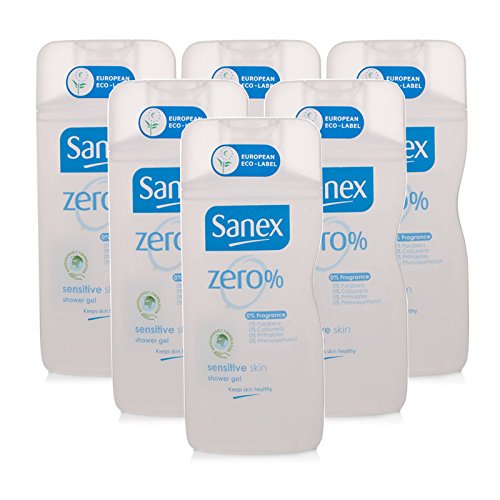 sanex zero sensitive skin shower gel