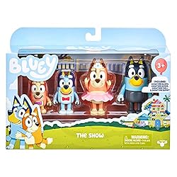 Bluey 4 Figures Packs: The Show - 4 x 2.5