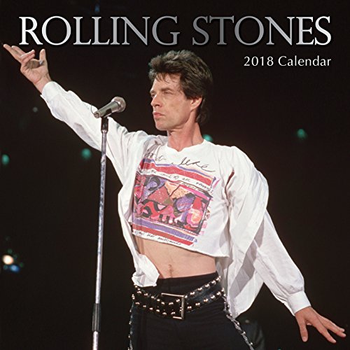 2018 Rolling Stones Calendar - 12 x 12 Wall Calendar - With 210 Calendar Stickers