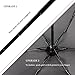 NOOFORMER mini Travel sun&rain Umbrella - Light Compact Parasol with 95% UV Protection for Men Women Multiple Colors