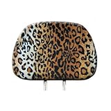 Leopard Beige 1 headrest cover