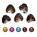 Milky Way Freshwater Cultured Pearls (7-8mm,5 Pcs/Lots), Natural Oysters with Pearls Inside Round Pearls, Anniversary Decoration for Jewelry Making Gifts(7-8mm)
