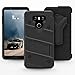LG G6 Case, Zizo [Bolt Series] with FREE [LG G6 Screen Protector] Kickstand [12 ft. Military Grade Drop Tested] Holster Belt Clip - LG G6