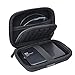 HESPLUS Shockproof Carrying Case for Western Digital WD My Passport Ultra WD Elements 2TB 1TB 500GB Seagate Backup Plus Slim Seagate Expansion 2TB 1TB 500GB External Hard Drive Case Bag (Black) primary
