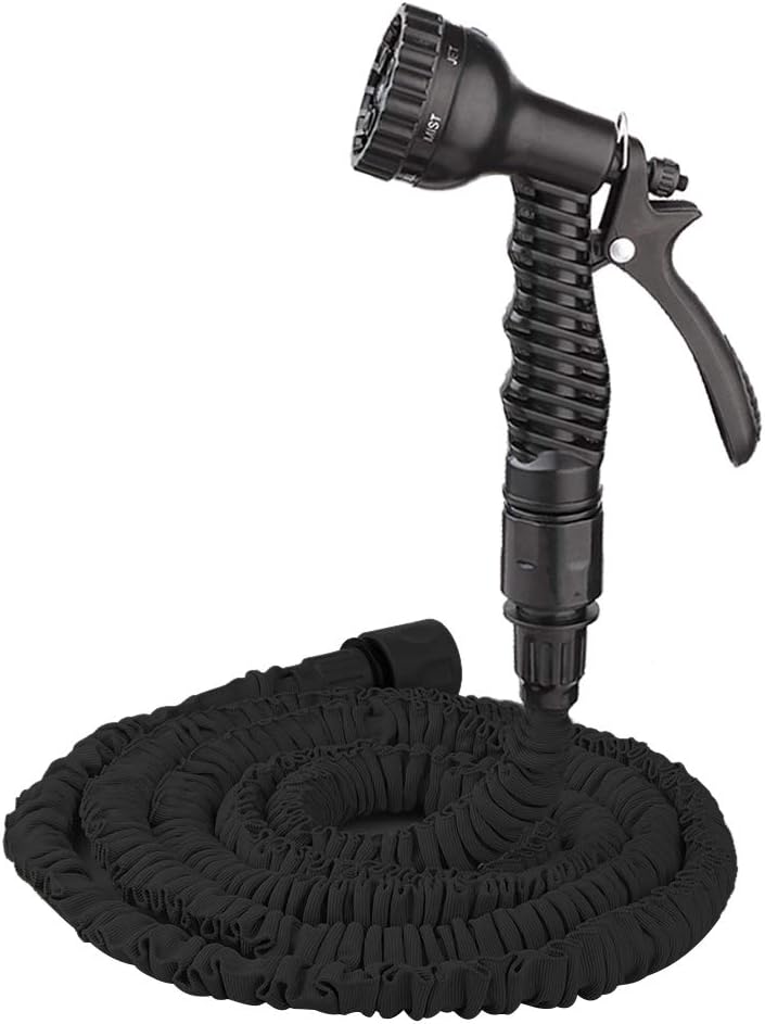 LAMF 75Ft Expandable Garden Hose Pipe with 7 Function Spray Gun