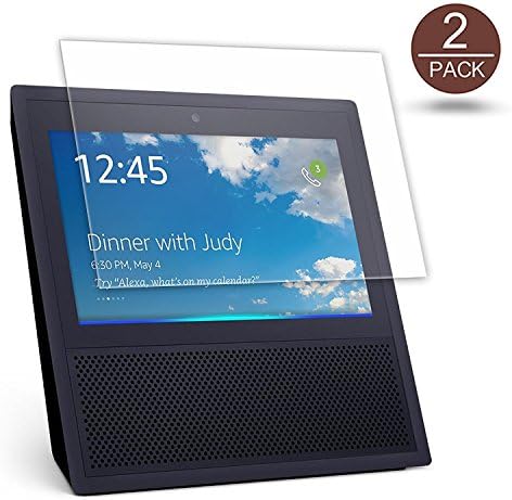 Echo Show Screen Protector Glass (2-Pack), Resun Tempered Glass Screen Protector for Echo Show 2017