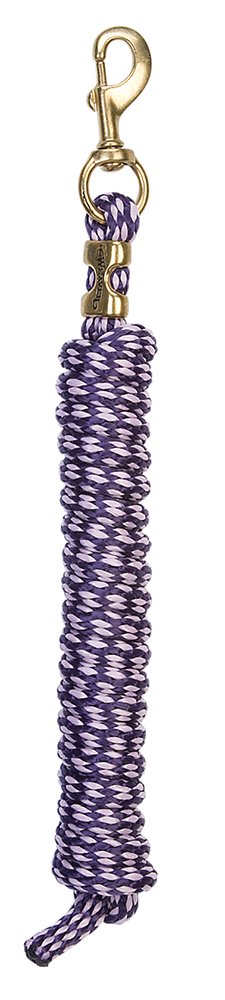 Weaver Leather Poly Lead Rope, Purple/Orchid, 5/8 x 10'
