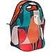 Artovida Artists Collective Insulated Neoprene Lunch Bag - Washable Soft Lunch Tote for Work and Picnic - Design by Budi Kwan (Indonesia) Flock of Birds - Classic