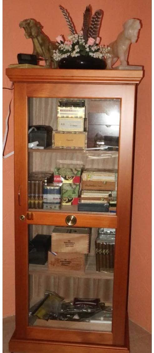 Le Veil iCigar Pro Electronic Cigar Humidifier System for Humidor Cabinet (Dual Tanks + External Humidity Sensor)