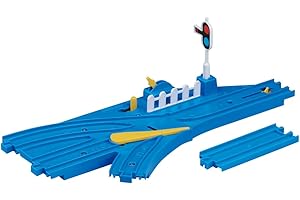 タカラトミー(TAKARA TOMY) Takara Tomy HO Scale Medium Plastic Train Track with Half Straight Rail (R-16)