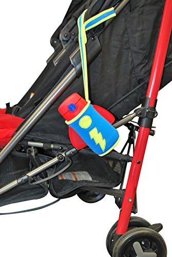 Sip 'n Throw - Sippy Cup Holder Strap Leash Tether to Stroller High Chair -Rocket