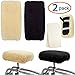 Knee Walker Cushion Covers 2 Pack for Knee Scooter for Injured Leg Universal Knee Scooter Pad Cover Faux Sheep Skin Knee Walker Seat Pads Covers for Rolling Scooter Includes 2 Extra Foam Inserts