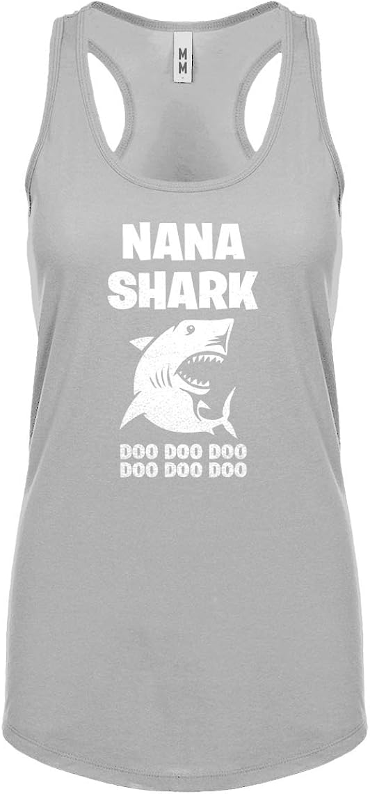 Nana Shark Womens Racerback Tank Top