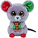 TY Beanie Boo Plush - Mac the Mouse 15cm (Christmas Exclusive)