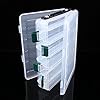 Yosoo-Double-Sided-12-Compartment-Waterproof-Visible-Plastic-Clear-Fishing-Lure-Bait-Hooks-FishingTackle-Accessory-Storage-Box-Case-Container