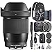 Sigma 16mm F1.4 DC DN Contemporary Lens for Sony E Mount Cameras w/Advanced Photo and Travel Bundle primary