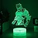 Omega Night Light Lamp 3D Vision Effect LED Night Lights Game Room Bedroom Decor Table Light Remote Control & 16 Colors Birthday Holiday Gift Ideas for Child Kids Teen Boyfriends (Omega(Remote))