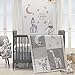 Lambs & Ivy Signature Moonbeams Wall Decals/Appliques - Gray, Gold, Animals