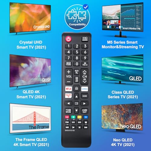 BN59-01315B-Remote Control for Samsung-Smart TV Universal Remote Control for Samsung 4K UHD HDR Crystal QLED EU Series Quantum TVs