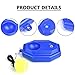 CIMERAC Tennis Trainer,Tennis Equipment,Tennis Ball Trainer,Practice Training Tool Sport Exercise, Tennis Base with A Rope Self-Study Tennis Rebound Player with Trainer Baseboard + 2 Training Ball
