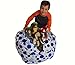 Creative QT Stuffed Animal Storage Bean Bag Chair - Stuff 'n Sit Organization for Kids Toy Storage - Toddler Size (27