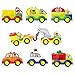 WishaLife 48 PCS Car Building Blocks Set, Trucks, Vehicles Toy Building Bricks, Early Educational Preschool Toy Kids, Toddlers, Boys, Girls Birthday Compatible Duplo