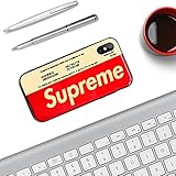 iPhone X Case, iPhone 10 Case, Street Fashion NYC Metrocard Logo with Blue Light Slim Fit Flexible Soft Cover Skin Shell Case for IPhone X(Red)