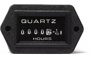 Electromechanical Mechanical Hour Meter Gauge Used for Boat Marine Generator Truck Tractor Forklift Washing Machine DC 12V 24