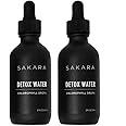 SAKARA Detox Water Drops, 60 Servings - Chlorophyll Liquid Drops, Chlorophyll Water for Lymphatic Drainage, Body Detox Drink, Natural Energy Support, Liquid Chlorophyll Drops Supplement, Vitamins