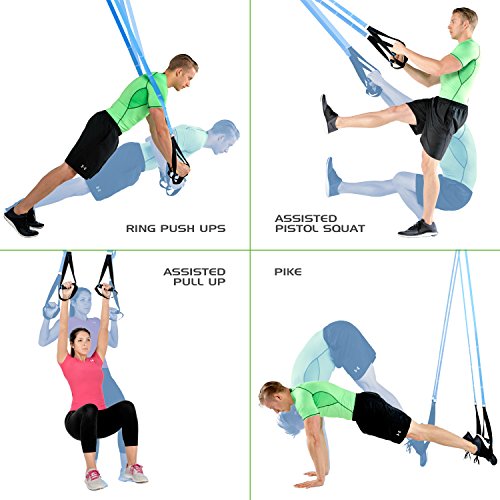 Ultimate Body Press Joist Mount Pull Up bar + Body Weight Resistance Trainer
