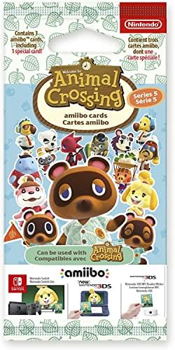 amiibo ５体セット24時間セール 8,999円 Amazon.com: Animal Crossing Card amiibo [Animal Crossing Series] 5